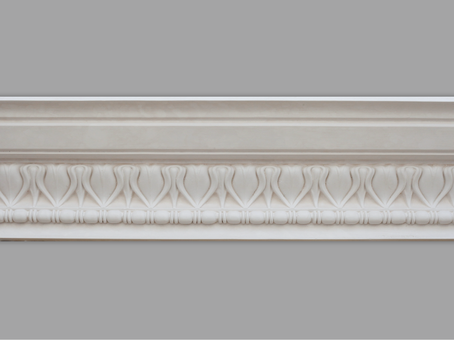 Cornice London Store Cornice CL-R06 Medium Enriched Leaf & Dart Regency plaster cornice image 1