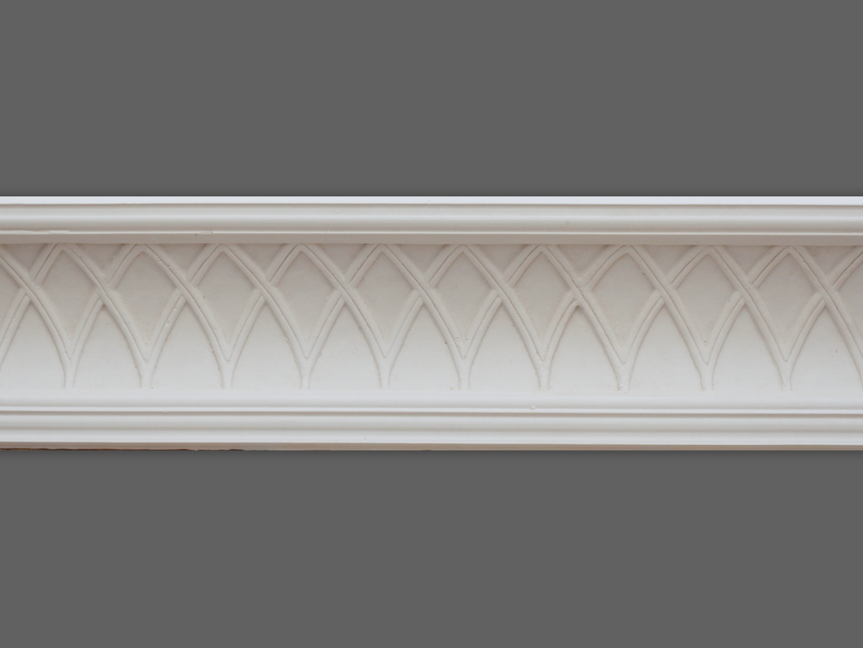 Cornice London Store Cornice CL-R07 Medium weave design Enriched Regency plaster cornice image 12