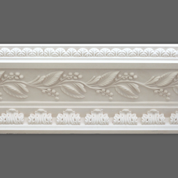 Cornice London Store Cornice CL-R09 Medium Berry & Leaf Enriched Regency plaster cornice image 12