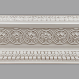 Cornice London Store Cornice CL-RCC18 Large guilloche enriched Regency plaster cornice image 1
