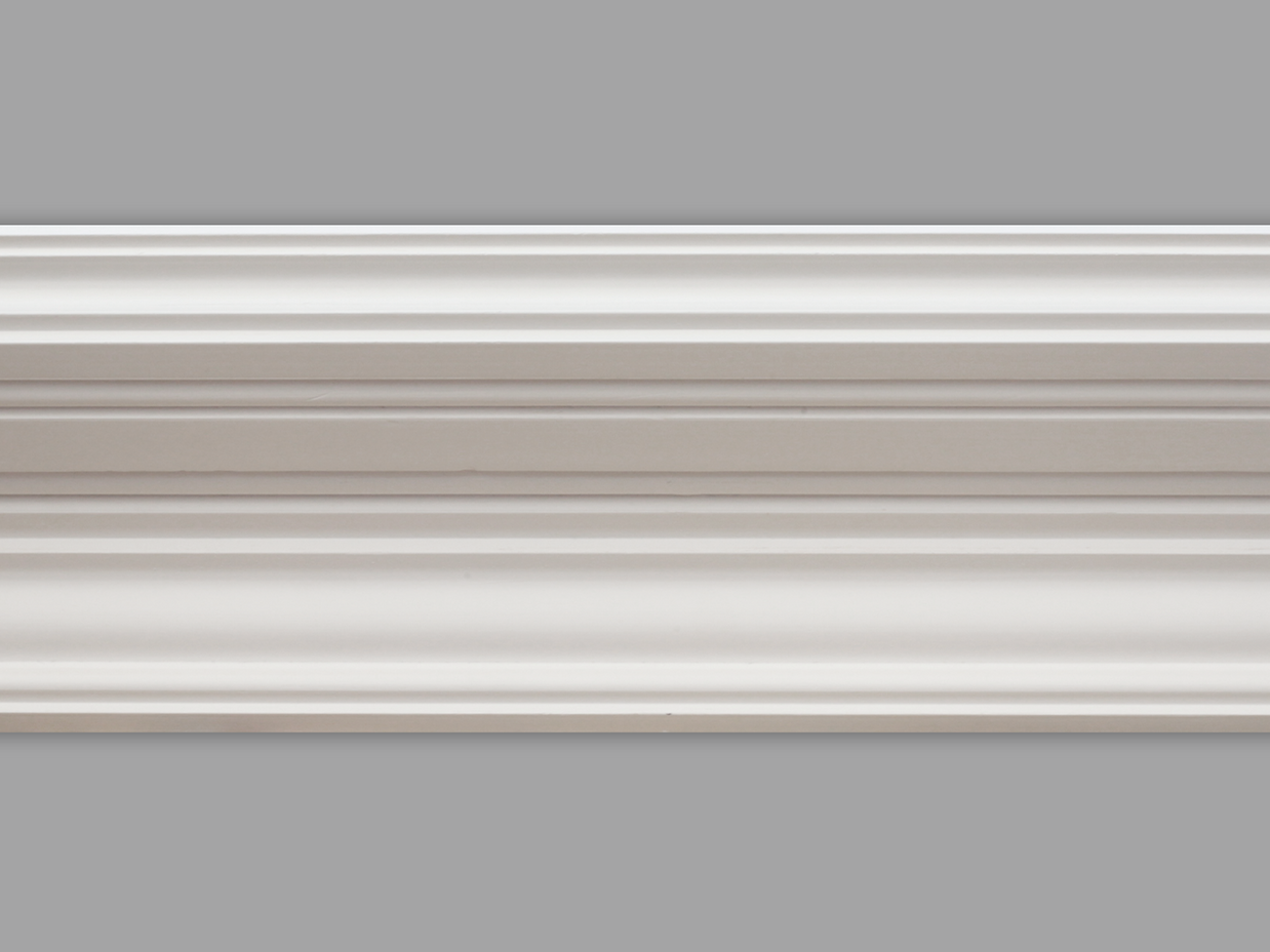 Cornice London Store Cornice CL-RG19 Large Regency Reeded plaster cornice gallery image 1