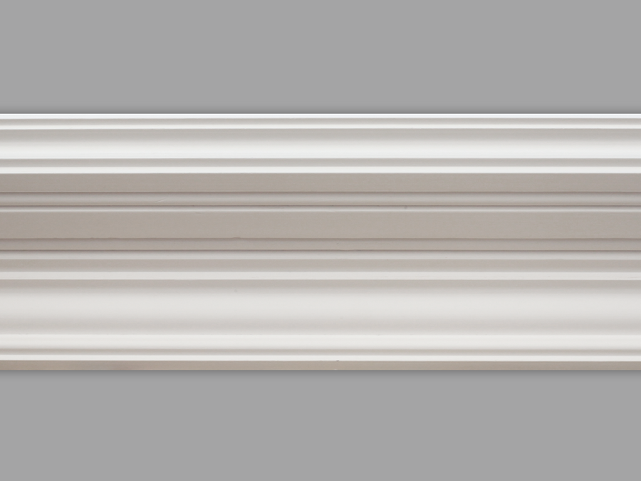 Cornice London Store Cornice CL-RG19 Large Regency Reeded plaster cornice gallery image 1