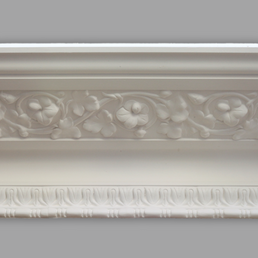 Cornice London Store Cornice CL-V11 Large Floral Lilly enriched Victorian plaster cornice image 1