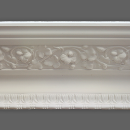 Cornice London Store Cornice CL-V11 Large Floral Lilly enriched Victorian plaster cornice image 8