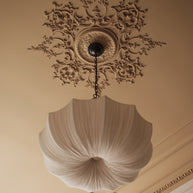 CL-CR38 Large Louis XV enriched Plaster & Resin Ceiling Rose. The Cornice Store London supplier of Plaster Ceiling Roses. I 14