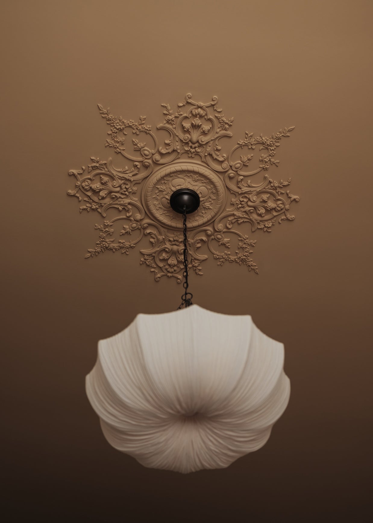 CL-CR38 Large Louis XV enriched Plaster & Resin Ceiling Rose. The Cornice Store London supplier of Plaster Ceiling Roses. I 19