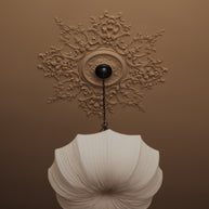 CL-CR38 Large Louis XV enriched Plaster & Resin Ceiling Rose. The Cornice Store London supplier of Plaster Ceiling Roses. I 19