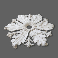 CL-CR35 Large Regency, Victorian, Edwardian individual Floral Leaf Plaster Ceiling Rose. The Cornice Store. Image 12