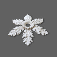CL-CR40 Medium Regency/Victorian/Edwardian individual Floral Leaf Plaster Ceiling Rose. The Cornice Store. Image 12