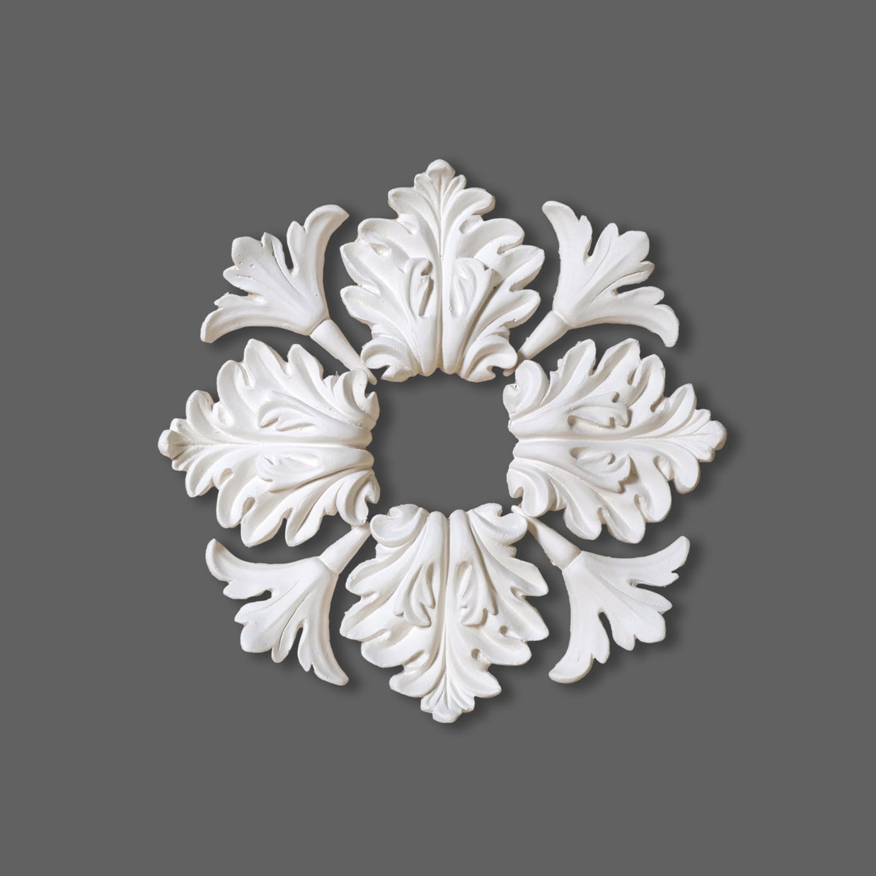 CL-CR26 Victorian/Edwardian individual Floral Leaf Plaster Ceiling Rose. image 1