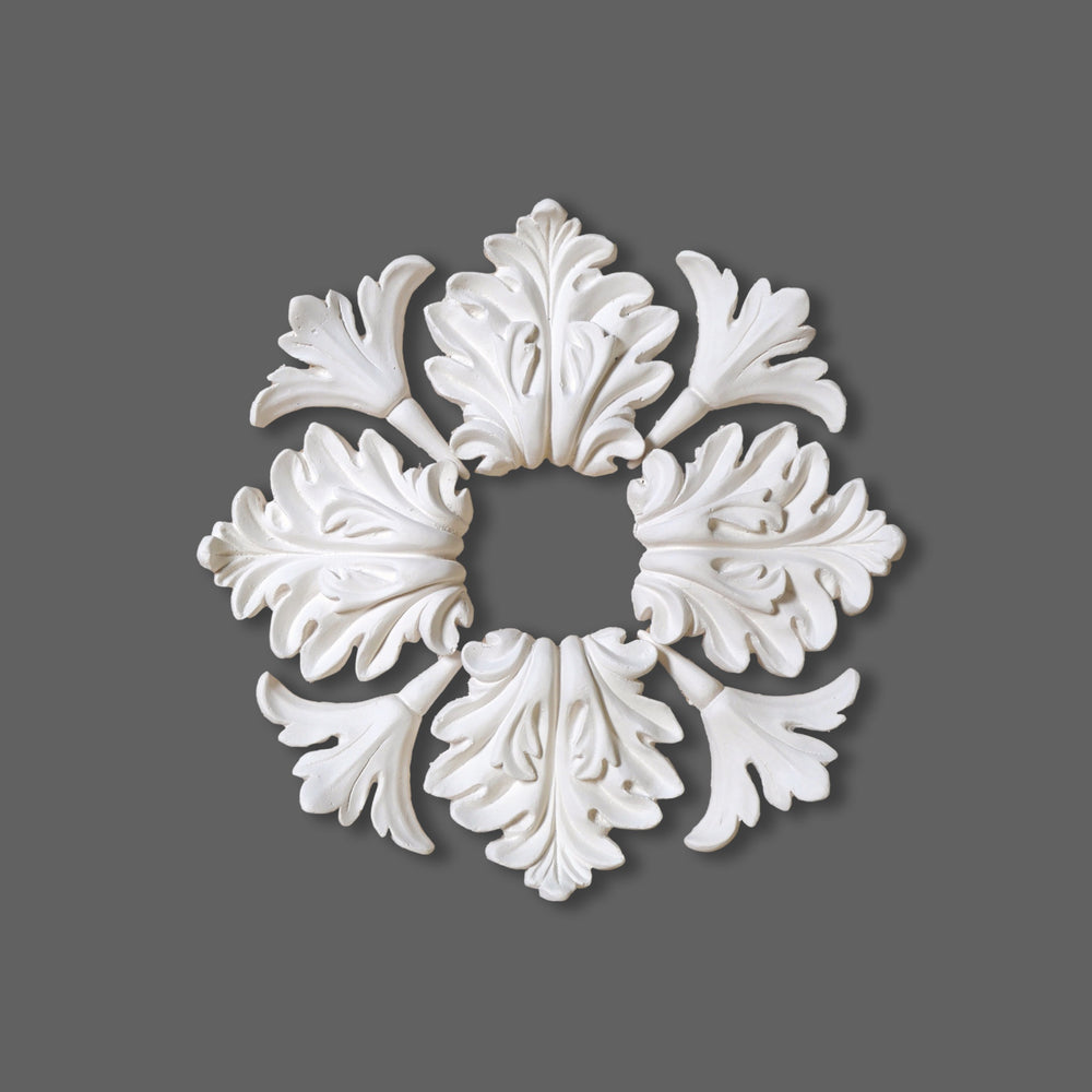 CL-CR26 Victorian/Edwardian individual Floral Leaf Plaster Ceiling Rose. image 1
