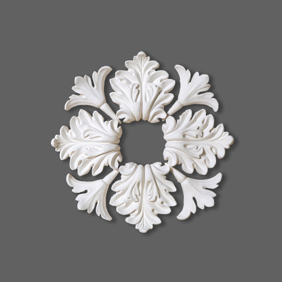 CL-CR26 Victorian/Edwardian individual Floral Leaf Plaster Ceiling Rose. image 1