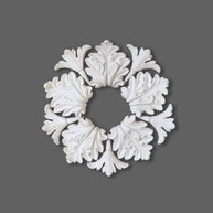 Cornice Store London small Enriched plaster leaf Ceiling Rose CL-CR27 image 1