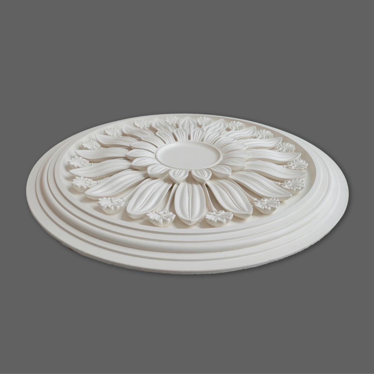 Regency Ceiling Roses CL-CR45 Large Regency/Victorian Leaf enriched plaster Ceiling Rose ...