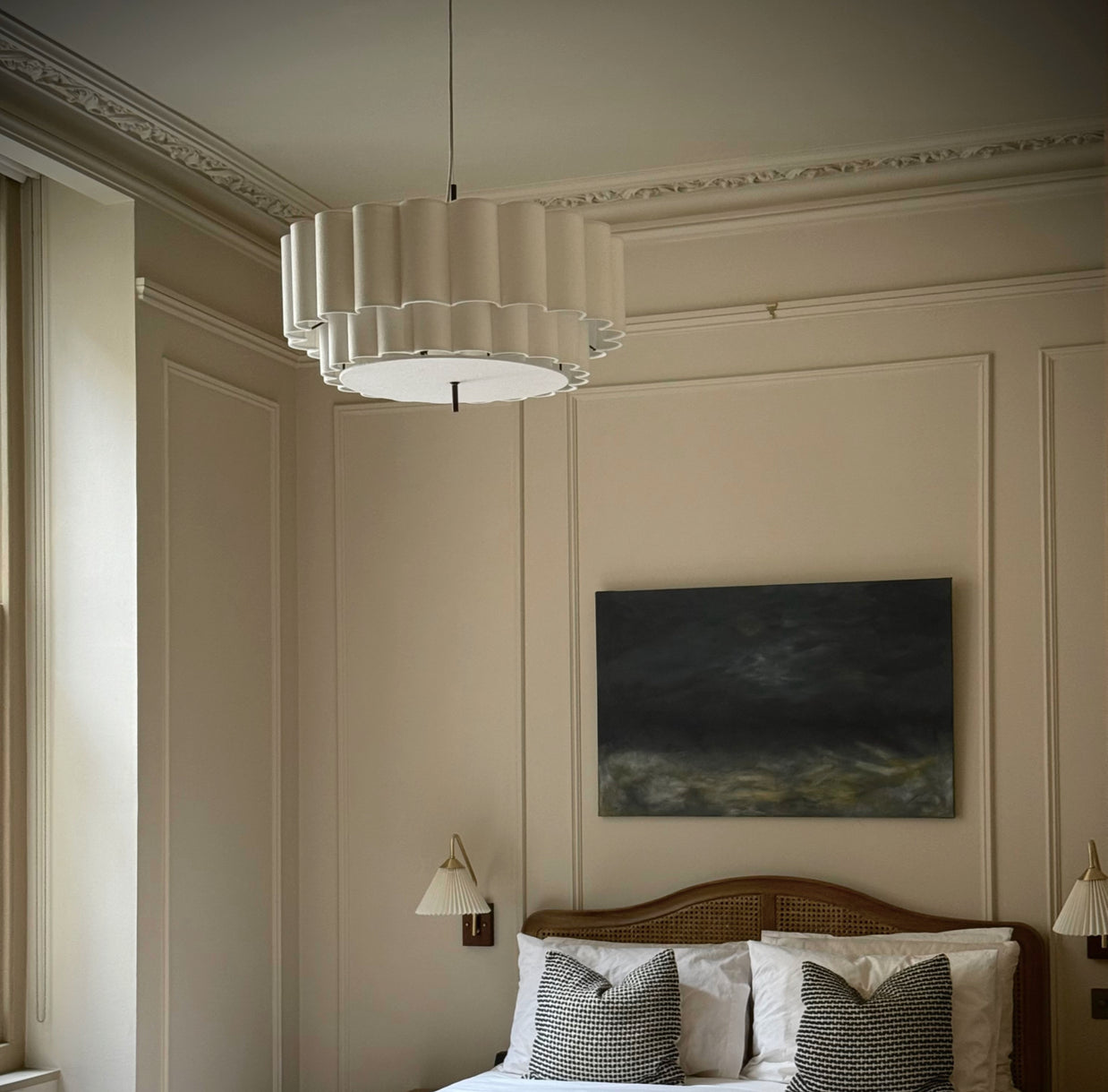 CL-VE20 Large Victorian Edwardian Cornice. Projection: 260mm. Wall Height: 140mm.