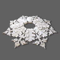 CL-CR09 Large Victorian-Edwardian individual Floral Leaf Plaster Ceiling Rose. The Cornice Store London based supplier of Plaster Cornice & Ceiling Roses. Delivery within 10-14 working days. image 2
