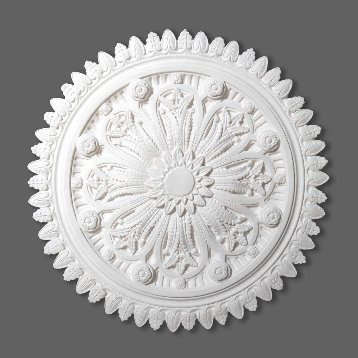 CL-CR11  Large Victorian-Edwardian Enriched Plaster Ceiling Rose. The Cornice Store London based supplier of Plaster Cornice & Ceiling Roses, handmade by Artisans using natural materials. Delivery within 10-14 working days. image 1