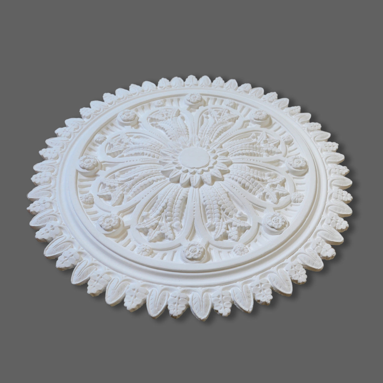 CL-CR11  Large Victorian-Edwardian Enriched Plaster Ceiling Rose. The Cornice Store London based supplier of Plaster Cornice & Ceiling Roses, handmade by Artisans using natural materials. Delivery within 10-14 working days. image 12
