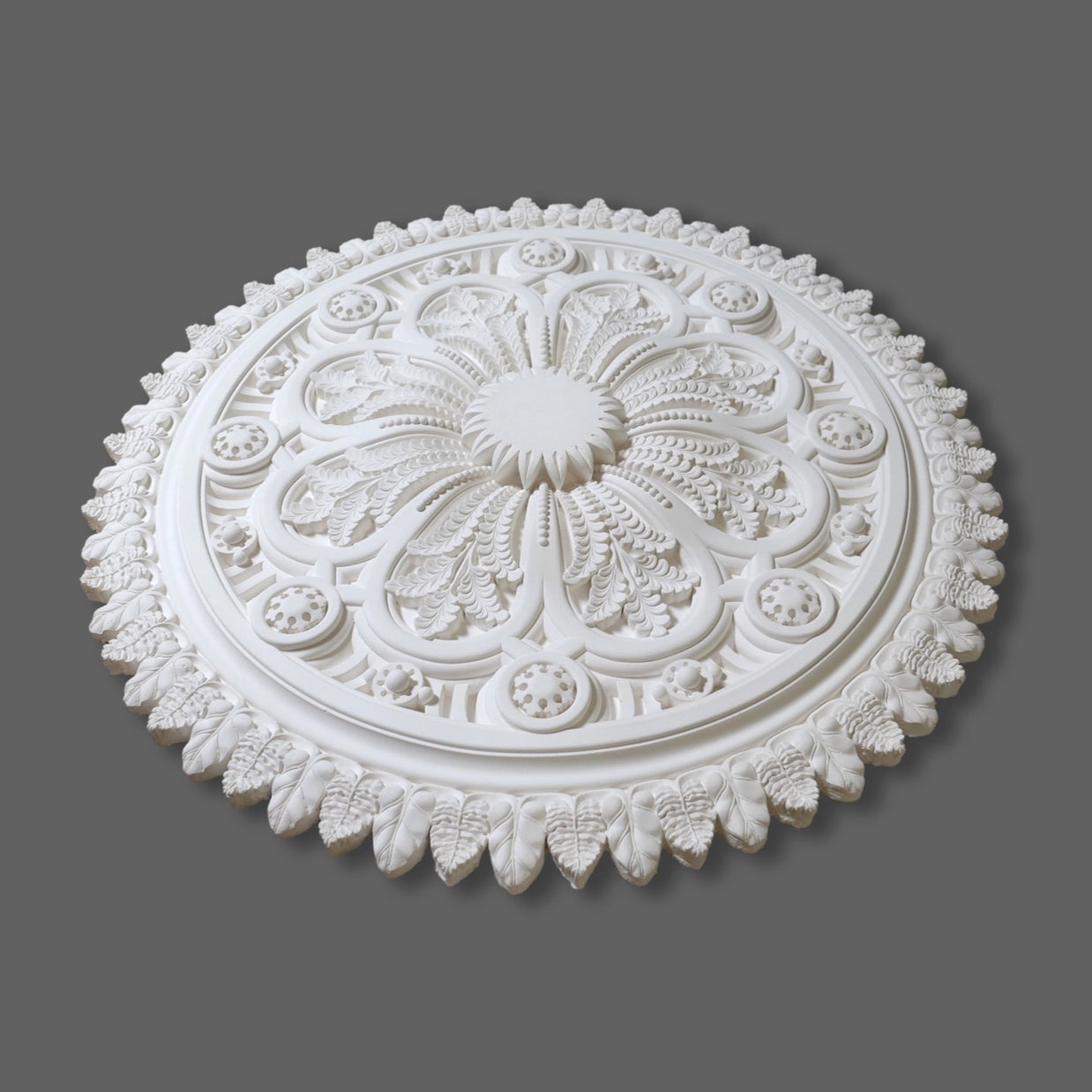 Cornice Store Large Floral Enriched plaster Ceiling Rose CL-CR01 image 15