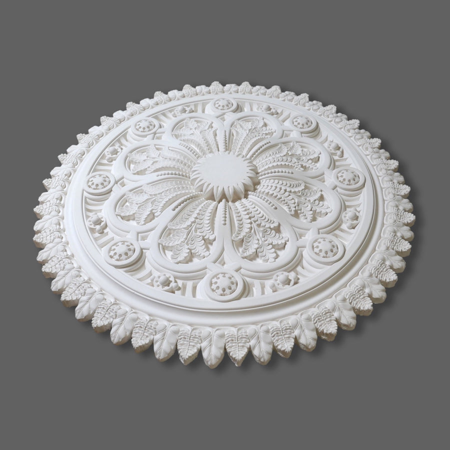 Cornice Store Large Floral Enriched plaster Ceiling Rose CL-CR01 image 15