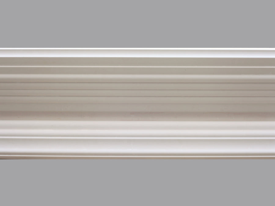 Cornice London Store Cornice CL-E09 medium Edwardian Reeded Plaster Cornice image 1