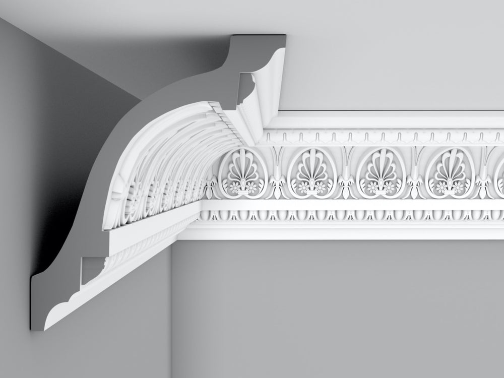 Cornice London Store Cornice CL-CC08 large enriched  plaster cornice image 2