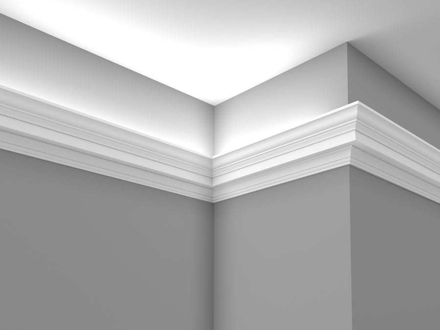 CL-LG01 Small Georgian Plaster LED Lighting Cornice. The Cornice Store London based supplier of Plaster Cornice. image 133