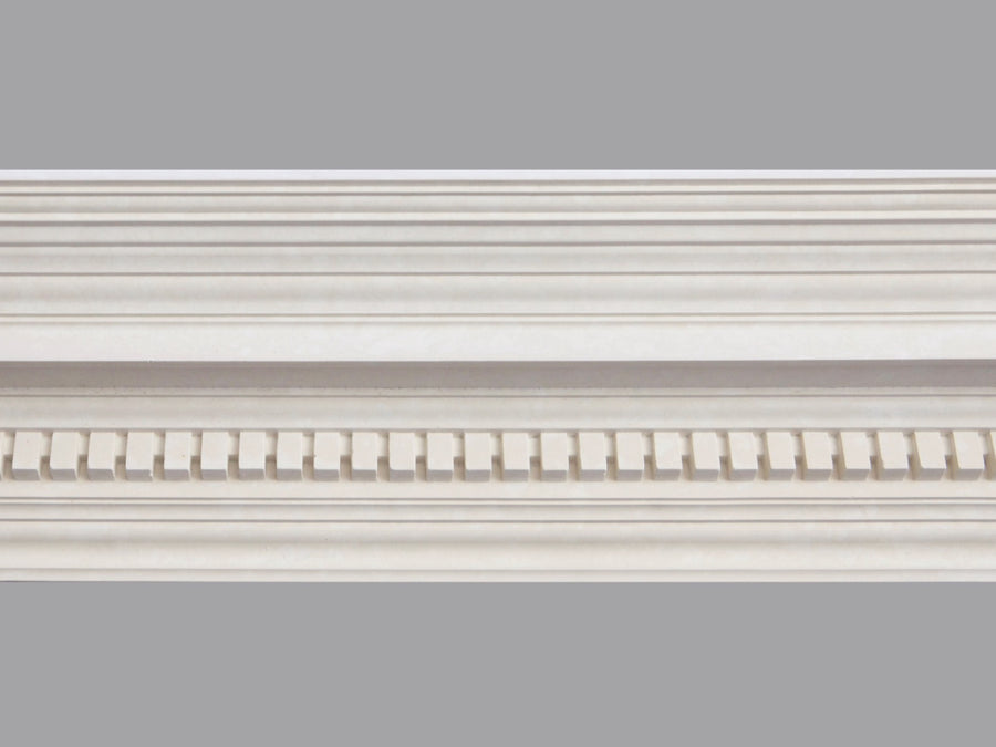 Cornice London Store Cornice CL-E14 large Dentil Block Edwardian plaster cornice image 1. The Cornice Store Plaster Cornice Collection, all period style of Cornice Classic Cornice, Edwardian Cornice, Regency Cornice, Victorian Cornice, Art Deco Cornice.