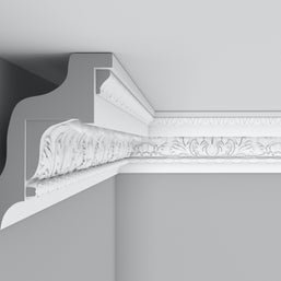 CL-CC11 Medium Classic Cornice. Projection: 95mm. Height: 140mm.