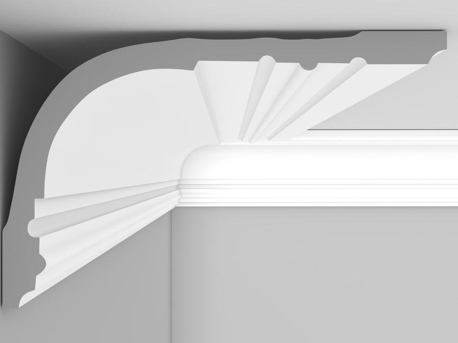 Cornice London Store Cornice CL-C02 medium Contemporary plaster cornice image 2