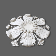 CL-CR10 Large Regency-Victorian individual Floral Leaf Plaster Ceiling Rose. The Cornice Store London based supplier of Plaster Cornice & Ceiling Roses. Delivery within 10-14 working days. image 12