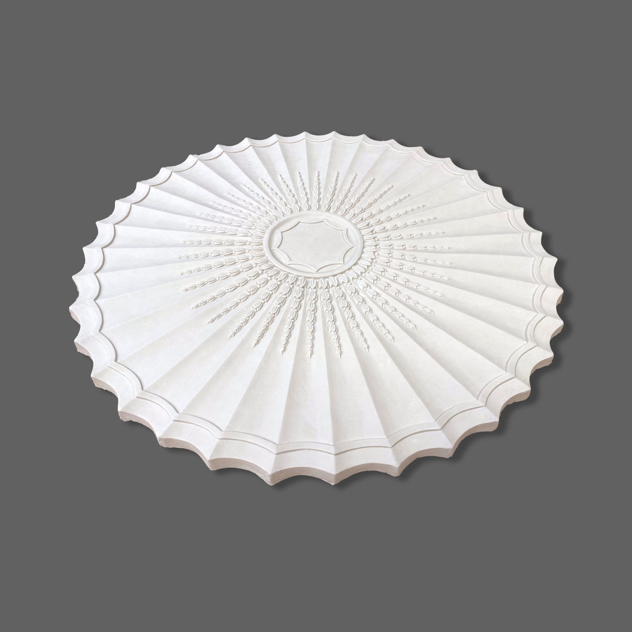 CL-CR16 Large Adams/Regency Floral Plaster Ceiling Rose. The Cornice Store, handmade by Artisans from our London workshop. 1image 12