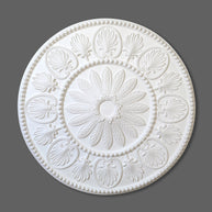 CL-CR17 Large Adams/Regency Floral Plaster Ceiling Rose. The Cornice Store, handmade by Artisans from our London workshop.  image 1