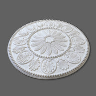 CL-CR17 Large Adams/Regency Floral Plaster Ceiling Rose. The Cornice Store, handmade by Artisans from our London workshop.  image 1