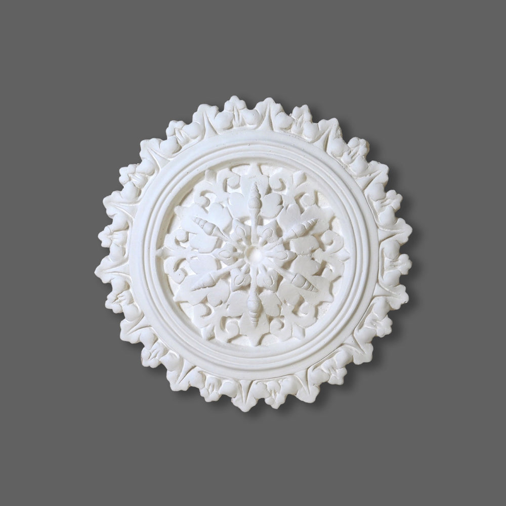 CL-CR21 Small Plaster Victorian-Edwardian Plaster Ceiling Rose. The Cornice Store London Collection. image 1