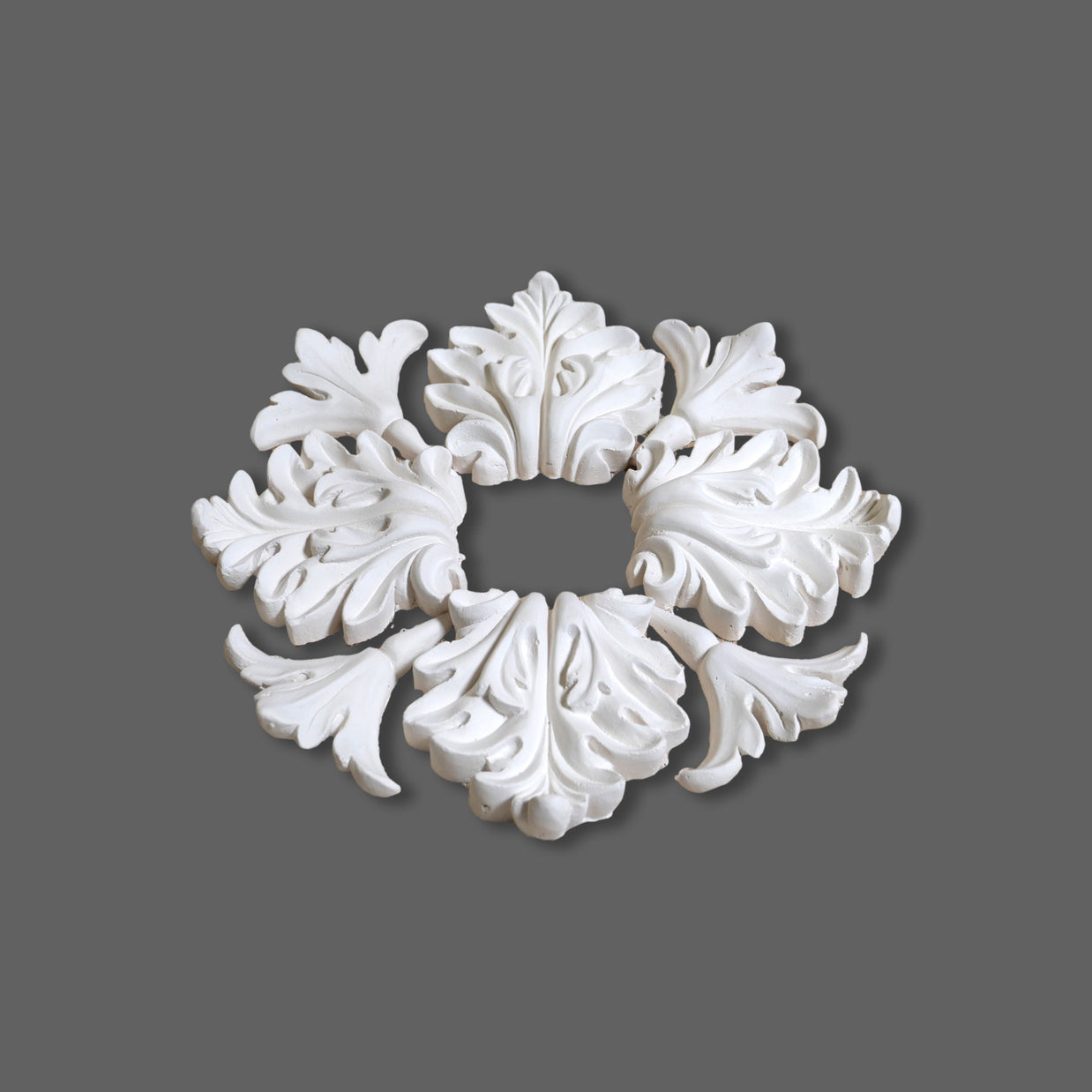 CL-CR26 Victorian/Edwardian individual Floral Leaf Plaster Ceiling Rose. image 12
